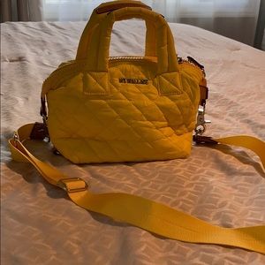 MZ Wallace mini crossbody yellow bag